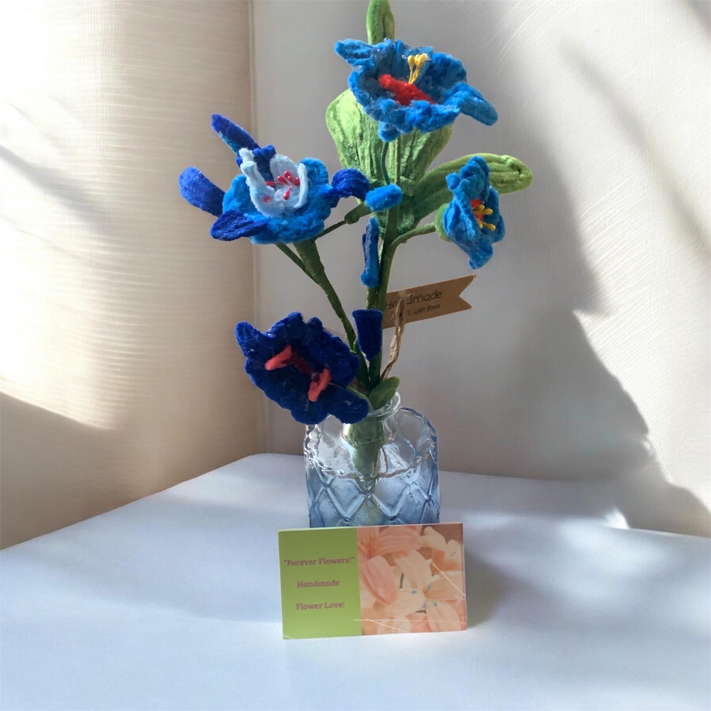Everlasting Blue Blossom Bouquet