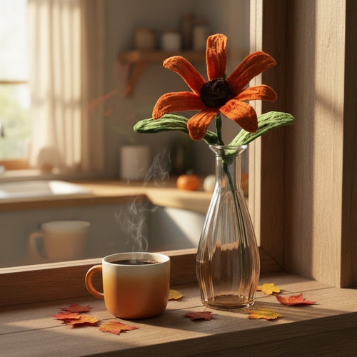 Burnt Orange Sunflower lifestyle